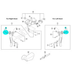 Capot Frontal Shimano Ultegra ST-6870 - [x1]
