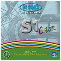 Chaîne Mono-vitesse KMC S1 Z410 (Blanc)