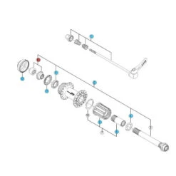 Joint Et Cone Shimano FH-M775 Gauche