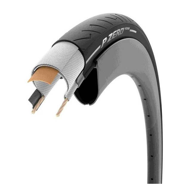 Pneu Route Pirelli P Zero Road Tube Type Tringles Souples 700x28C – Image 2